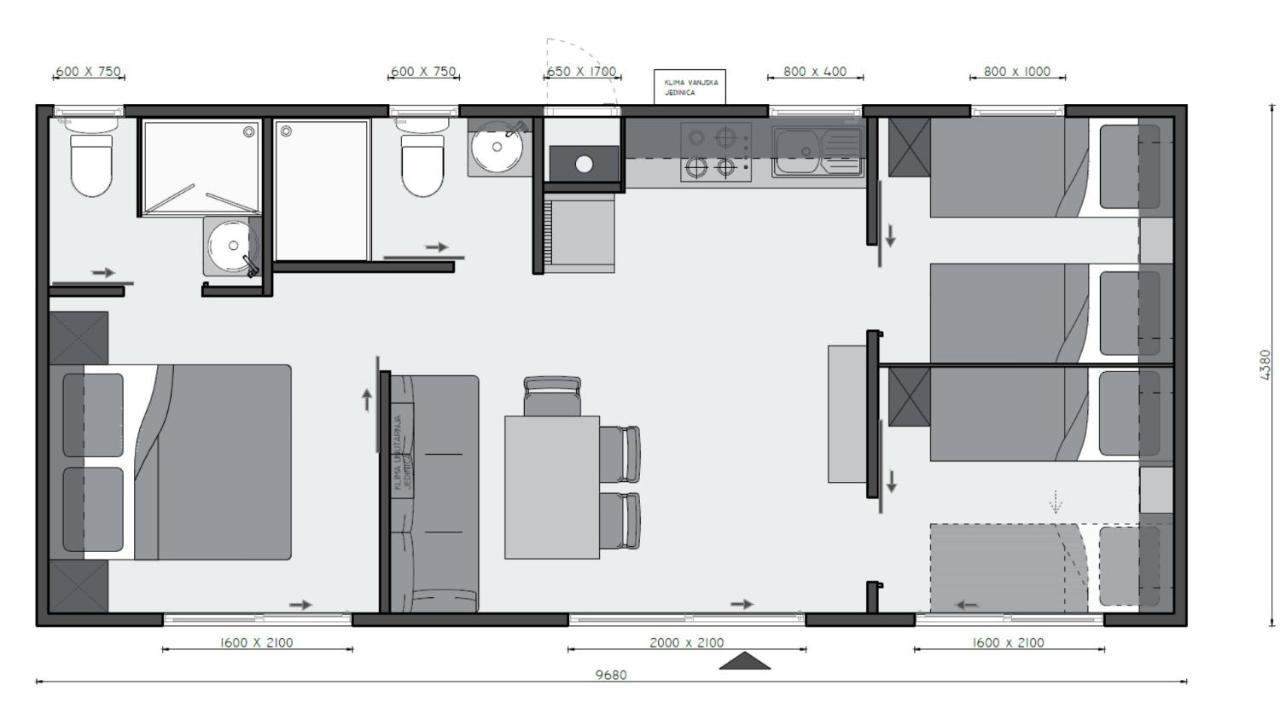 Mobile Home Sole Biograd Na Moru Exterior photo